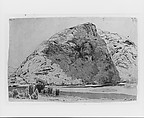 Mountain Landscape, Alexander H. Wyant (1836–1892), Watercolor on brown paper, American