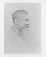 Portrait, George de Forest Brush (American, Shelbyville, Tennessee  1855–1941 Hanover, New Hampshire), Red and white chalk on paper, American