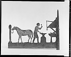 Weather Vane, Painted tinned sheet iron