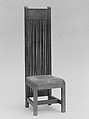 Side Chair, Frank Lloyd Wright (American, Richland Center, Wisconsin 1867–1959 Phoenix, Arizona), Oak, American