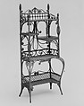 Étagère, Heywood Brothers and Wakefield Company  American, Wicker, wood, American