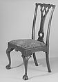 Side chair, Mahogany, white oak, yellow pine, American