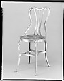 Side Chair, Chrome on steel, American