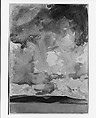 Clouds, John Singer Sargent (American, Florence 1856–1925 London), Watercolor on white wove paper, American
