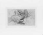 Boat Deck, John Singer Sargent (American, Florence 1856–1925 London), Graphite on pale green wove paper, American