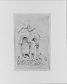 Tomb of Antenore, Padua, John Singer Sargent (American, Florence 1856–1925 London), Graphite on off-white wove paper, American