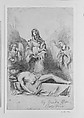 Pieta, Detail, John Singer Sargent (American, Florence 1856–1925 London), Graphite on off-white wove paper, American