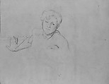 A Youth (from Album), John Singer Sargent (American, Florence 1856–1925 London), Graphite on paper, American