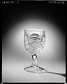 Goblet, Pressed glass