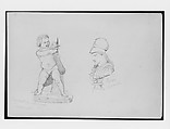 Ancient Greek Sculpture, Glyptothek, Munich (from Switzerland 1869 Sketchbook), John Singer Sargent (American, Florence 1856–1925 London), Graphite on off-white wove paper, American