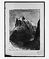 Wetterhorn, Grindelwald (from "Splendid Mountain Watercolours" Sketchbook), John Singer Sargent American, Watercolor and graphite on off-white wove paper, American