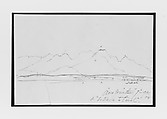 Entrance to Canal (from Sketchbook), Mary Newbold Sargent American, Graphite on paper, American