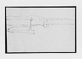 Landscape Study (from Sketchbook), Mary Newbold Sargent  American, Graphite on paper, American