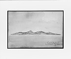 Island of Lemnos (from Sketchbook), Mary Newbold Sargent  American, Graphite and watercolor on paper, American