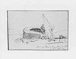 Well on Plain of Acre (from Sketchbook), Mary Newbold Sargent  American, Graphite on paper, American