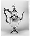 Coffeepot, Attributed to Christian Wiltberger (American, Philadelphia, Pennsylvania 1766–1851 Philadelphia, Pennsylvania), Silver, American