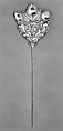 Shawl pin (one of a pair), Silver, South American (Bolivian)