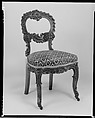 Side Chair, Attributed to Joseph Meeks & Sons (American, New York, 1829–35), Rosewood, American