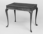 Square Tea Table, Mahogany, white pine, American