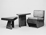 Table, Frank Lloyd Wright (American, Richland Center, Wisconsin 1867–1959 Phoenix, Arizona), Cyprus plycore, cyprus veneer, American
