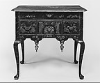 Dressing table, Japanned maple, white pine, American