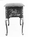 Dressing table, Japanned maple, japanned white pine, white pine, japanned birch; brass, American