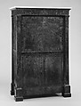 Secrétaire à abattant, Attributed to the Workshop of Duncan Phyfe (American (born Scotland), near Lock Fannich, Ross-Shire, Scotland 1768/1770–1854 New York), Mahogany, mahogany veneer, yellow poplar,  white pine, gilded brass, mirrored plate glass, marble, ivory, American