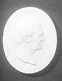 Cameo of a Gentleman, Erastus Dow Palmer (American, Pompey, New York 1817–1904 Albany, New York), Plaster, American