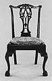 Side Chair, Attributed to Thomas Affleck (1740–1795), Mahogany, yellow poplar, yellow pine; upholstery (modern), American