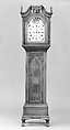 Tall Clock, Jonathan Mulliken  American, Cherry, white pine, American