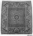 Coverlet, Cotton and wool, woven, American