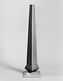 Pyramidal Vase, Frank Lloyd Wright (American, Richland Center, Wisconsin 1867–1959 Phoenix, Arizona), Mahogany, sheet metal, American