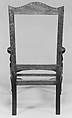 Armchair, Mahogany, satinwood, birch, white pine, American