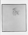 Portrait of a Woman, Thomas Wilmer Dewing (American, 1851–1938), Silverpoint on paper, mounted on pulp board, American