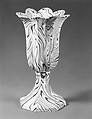 Celery vase, United States Pottery Company (1852–58), Earthenware, American