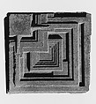 Concrete Block from the Charles Ennis House, Frank Lloyd Wright (American, Richland Center, Wisconsin 1867–1959 Phoenix, Arizona), Concrete and reinforced steel, American