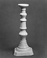 Candlestick, Porcelain, American