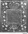Embroidered Sampler, Priscilla T. Glover (born ca. 1785), Embroidered silk on linen/wool, American
