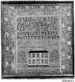 Sampler, Emily Ann Kittredge (American, 1815–1905), Silk embroidery on linen, American