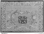 Embroidered Sampler: Starr Coat of Arms, Sarah Starr (born ca. 1760), Embroidered silk on linen, American