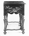 High chest of drawers, Japanned soft maple, poplar, white pine, American