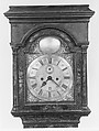 Tall Clock, Joseph Ward (active ca. 1740–60), Japanned white pine; brass, iron, glass, American
