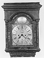 Tall Clock, Joseph Ward (active ca. 1740–60), Japanned white pine; brass, iron, glass, American