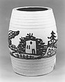 Water cooler, Julius and Edward Norton (active 1850–59), Stoneware, American