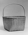 Basket, United Society of Believers in Christ’s Second Appearing (“Shakers”) (American, active ca. 1750–present), Wood; Ash, American, Shaker