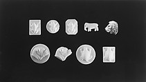 Sleeve Button, Union Porcelain Works (1863–1922), Porcelain, American