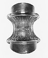 Full-size patterns for facsimiles of front and back halves of rim and neck of Bryant Vase, Tiffany &amp; Co. (1837–present), Copper, metal alloy, lead, American