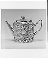Teapot, Andrew Ellicott Warner (1786–1870), Silver, American