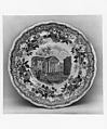 Plate, Job & John Jackson, Earthenware, transfer-printed, British (American market)