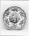 Plate, Job & John Jackson, Earthenware, transfer-printed, British (American market)